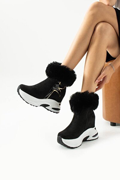 Shero shoes KADIN GİZLİ DOLGU KÜRKLÜ KIŞLIK ŞIK BOT