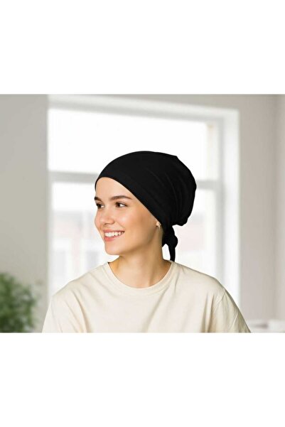 ÇEÇEN HOME (2 τεμάχια) Μαύρο μπονέ χωρίς ραφές, με χτενισμένο βαμβάκι (Το μπρ...