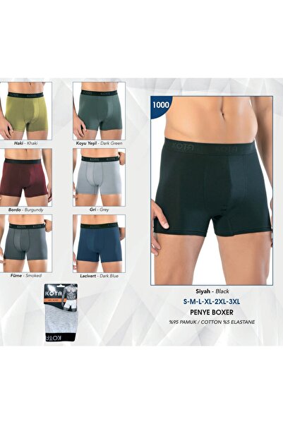 NightLove Kota 1000 Buy Elastic Combed Cotton Plus Size Boxers (3 Pieces)