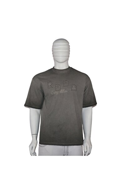 Red Planet Washed Cotton T-Shirt with Unique Design