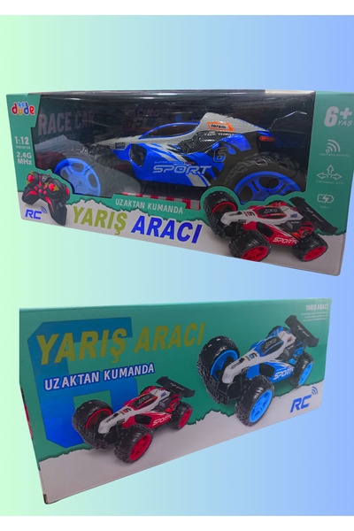 OVATEX 2.4 Ghz 7.4V Büyük Boy Uzaktan Kumandalı Hızlı Şarjlı Full Fonksiyon 30 Metre Çekim Yarış Arabası