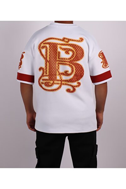 Red Planet Oversize T-Shirt with Stylish Prints