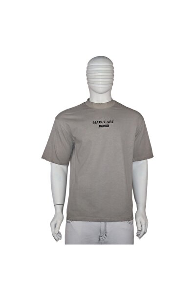 Red Planet Washed Cotton T-Shirt with Unique Design