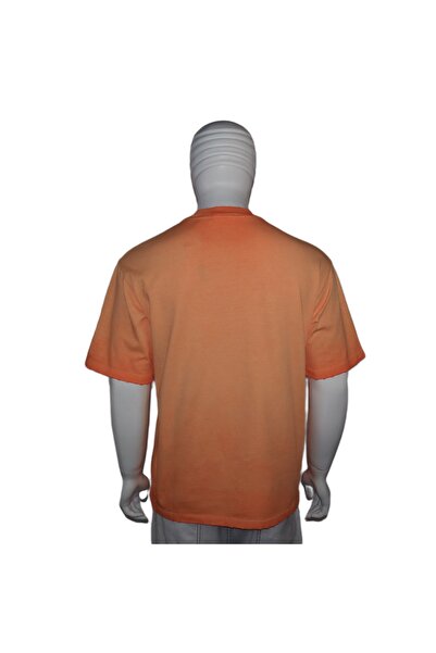 Red Planet Washed Cotton T-Shirt with Unique Design