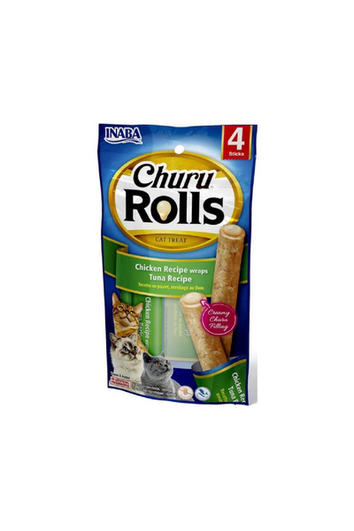 Inaba اينابا مكافآت روال دجاج محشية بكريمة الدجاج 4*10غ