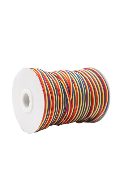 OEM Tricolor ribbon roll, length 200 m, width 5 mm, polyester
