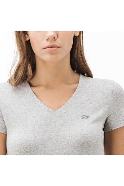 Lacoste Sport Γυναικείο μπλουζάκι με κέντημα με λογότυπο LacosteV, 100% βαμβάκι