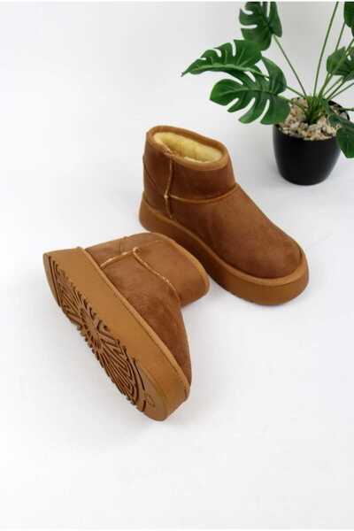 MADZ FASHION İÇİ KÜRKLÜ KALIN TABAN BİLEKTE KISA KADIN BOT