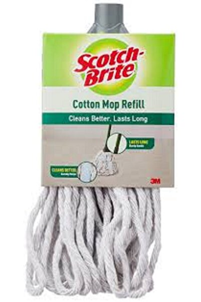 Scotch Brite عبوة إعادة تعبئة ممسحة خيط القطن × 50