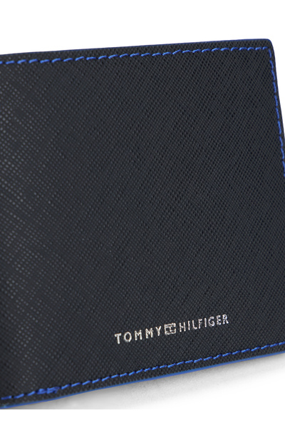 Tommy Hilfiger Lacivert Erkek Cüzdan TH EDGE MINI CC WALLET
