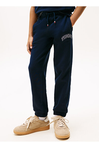 Tommy Hilfiger Lastikli Paça Lacivert Erkek Çocuk Eşofman Altı KB0KB09905C1G