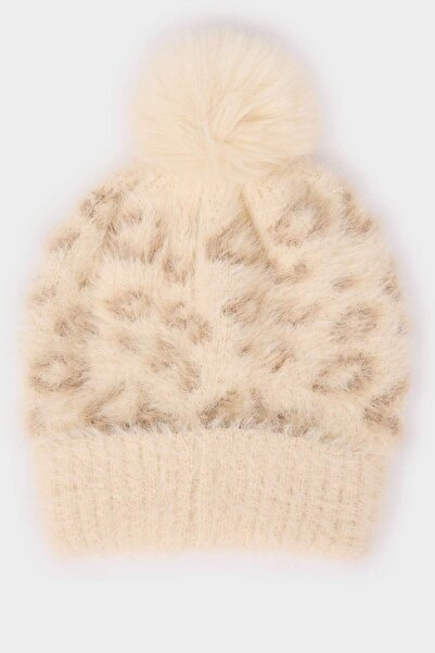 DeFacto Beretă cu model leopard pentru fetiță F0022A525WN