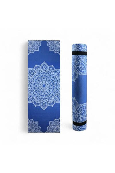 Remege Spor Malzemeleri Mandala Desenli 5 mm Yoga Matı Pilates Matı Egzersiz ...