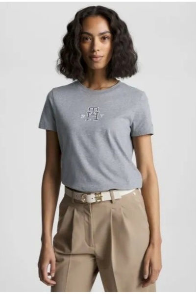 Tommy Hilfiger Nakışlı regular pamuklu t-shırt