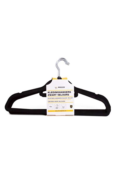 Benson Set 10 umerase din catifea cu carlig din zinc