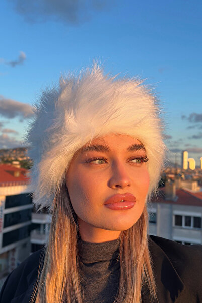 Fallen Kışlık Uzun Tüylü Rus Kalpak Peluş Şapka