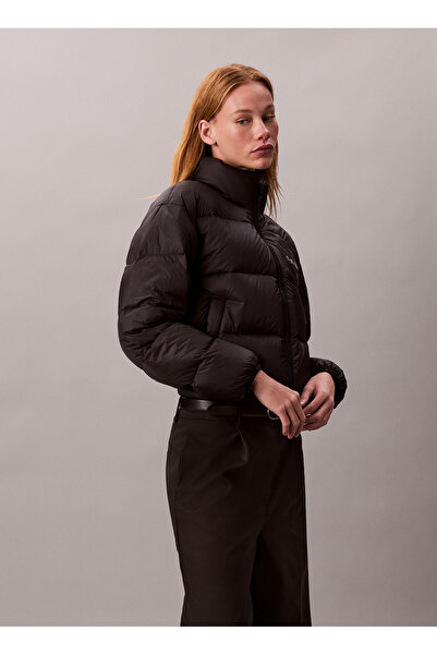 Calvin Klein Jeans Siyah Kadın Standart Baskılı Mont LV047D503GUB1