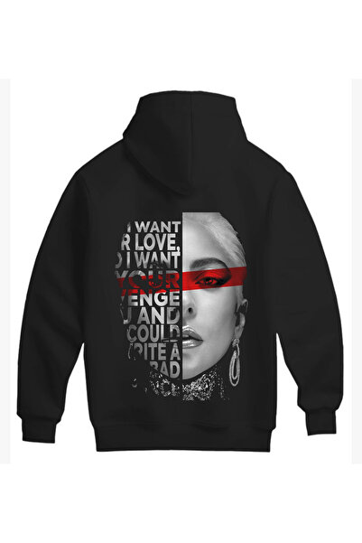SVART WEAR Proiectat pentru fanii lui Lady Gaga! Hanorac unisex din bumbac, p...
