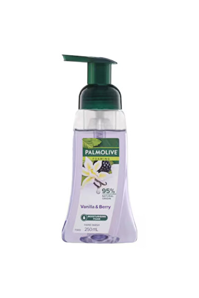 PALMOLIVE NATURALS رغوة غسيل اليدين بالموليف برائحة الفانيليا والتوت 250 مل (عبوة من 24 قطعة)