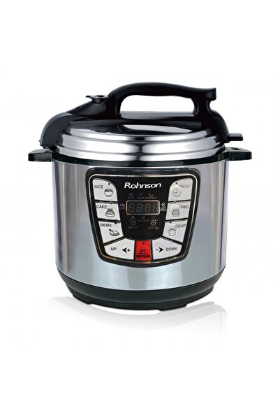ROHNSON Multicooker R2865, 1000W, 6L, Afișaj Digital, 5 Programe Inteligente
