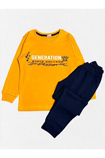 Fil Kids Dečački set od 100% pamuk dela narančaste boje, generacija Sa deznom...