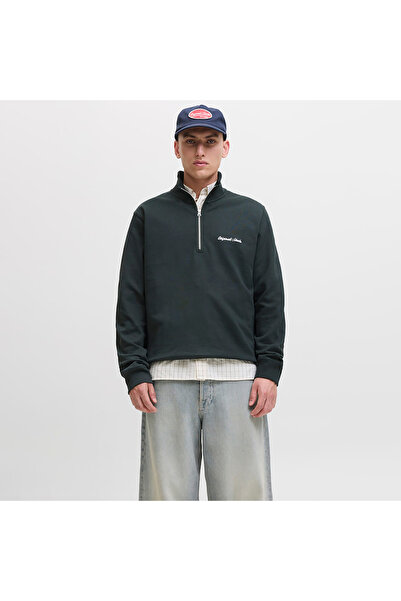 Jack & Jones Мъжка зелена суитшърт Norrebro (12282899-FRR)