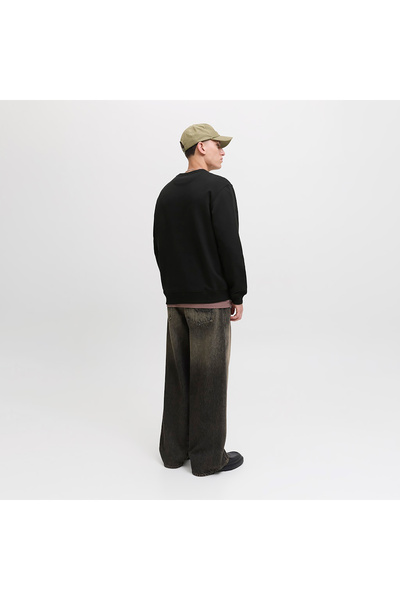 Jack & Jones Norrebro Erkek Siyah Суитшърт (12282893-B)