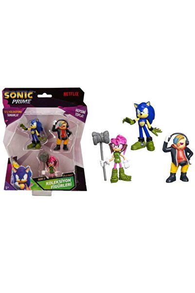 Sonic مجموعة شخصيات برايم المكونة من 3 قطع S2 - دكتور دونت بالقفازات الخضراء ...