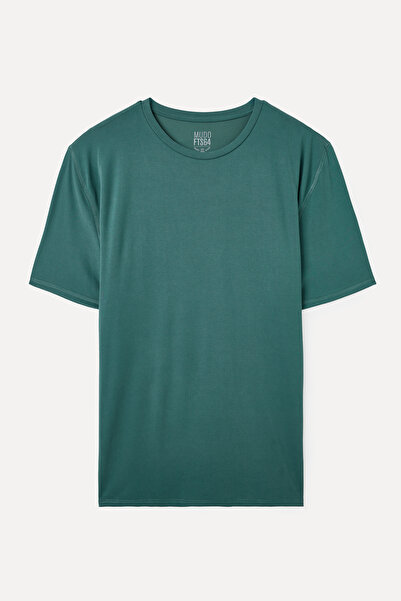 Mudo Modal Mixed Loose Fit Crewneck T-Shirt