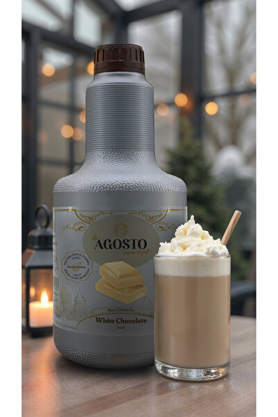 AGOSTO Profesyonel Beyaz Çikolata Sos 2.5 kg