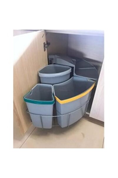 Hometech Built-in Waste Bin SD 011 B 6 x 12 x 12 L - Selective Collection