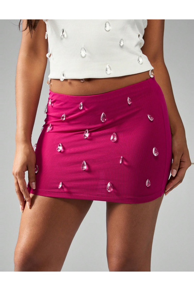 Sheya Missguided by Shein mini skirt, purple