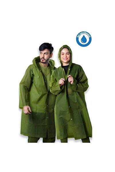 newdaki معطف واق من المطر للجنسين بغطاء للرأس مصنوع من مادة إيفا بنسبة 100% ل...