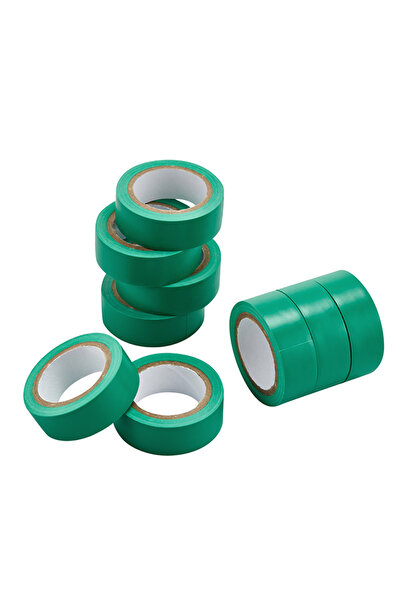 Lawazim Snail Electrical Tape - 9 Piece Green- Heat Moisture Abrasion Resistant Insulation Tape