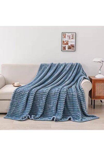 Casa de Vis Patura cocolino, Casa de Vis, pat dublu, gri albastrui, 200 x 220 cm, AC-47