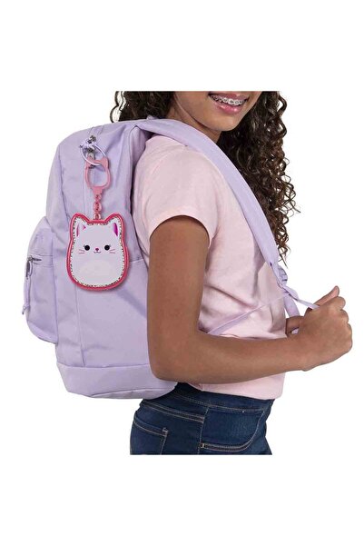 Sunman Squishmallows Squish-a-longs Klipsli Çanta Süsü ve 3 Figür + Yüzük S2 - Sürpriz Paket