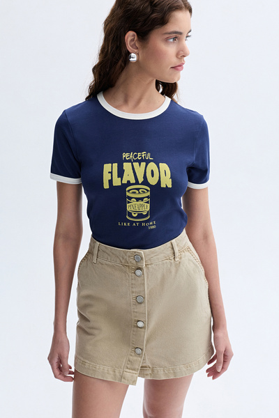 Mudo PRINTED CREW NECK T-SHIRT