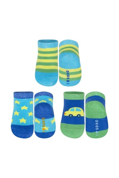 SOXO Set 3 perechi sosete bebelusi,