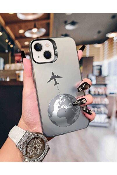 Caseji İphone 15/14 Uyumlu Baskı Desen Kaliteli Telefon Kılıfı MK01A