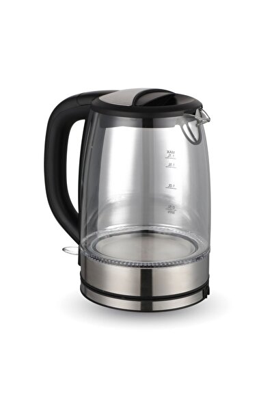 ROHNSON Kettle R7640, 2200 W, 1.7 l, cordless, 360° rotating base, glass body, filter