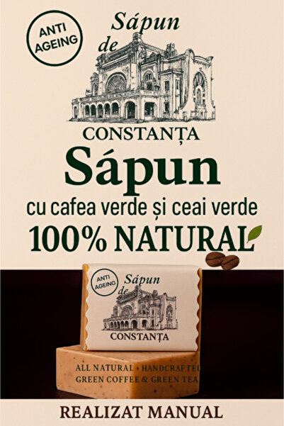 Sapun de Constanta Săpun cu cafea verde și ceai verde