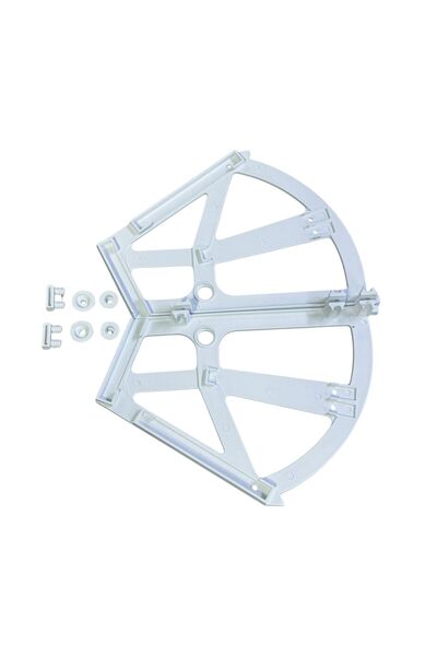 Adem Koç Açılır Kapanır Ayakkabılık Raf Bağlantı Aparatı Plastik 1 Takım Sağ Sol Farklı Bölmeli Beyaz Renk