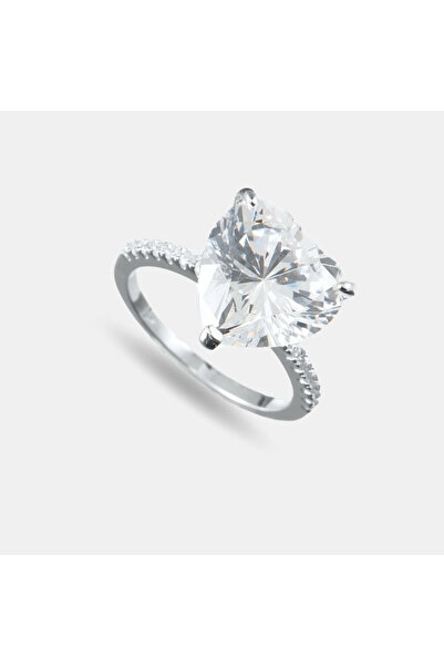 HAVANA JEWELLERY Inel PURE LOVE Argint 925 placat cu Rodiu si Cristale Swarovski