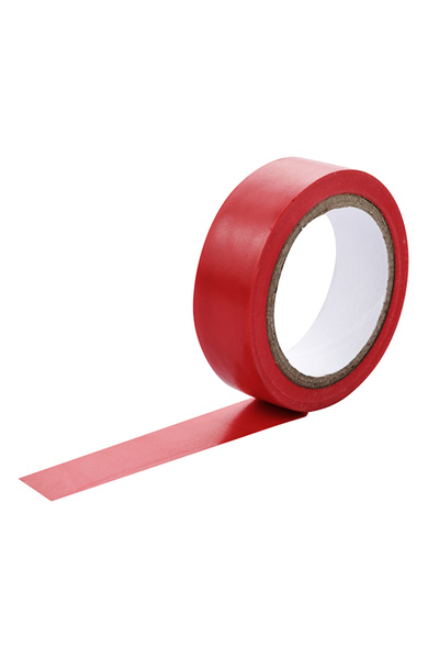 Lawazim Snail Electrical Tape - 10 Piece Red - Strong Adhesive Weather Resistant Insulation Tape
