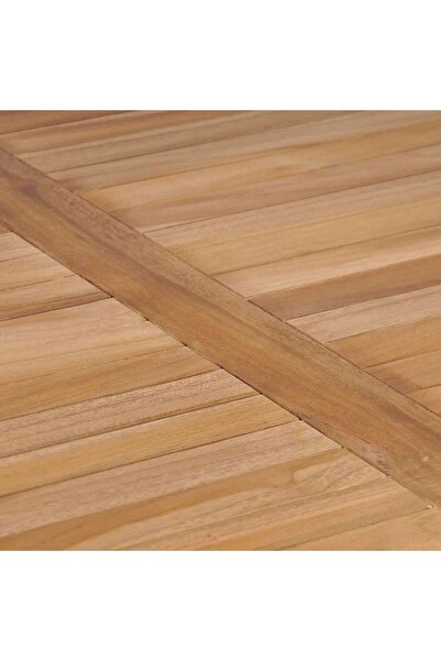 vidaxl Garden Table 80x80x77 cm Solid Teak Wood