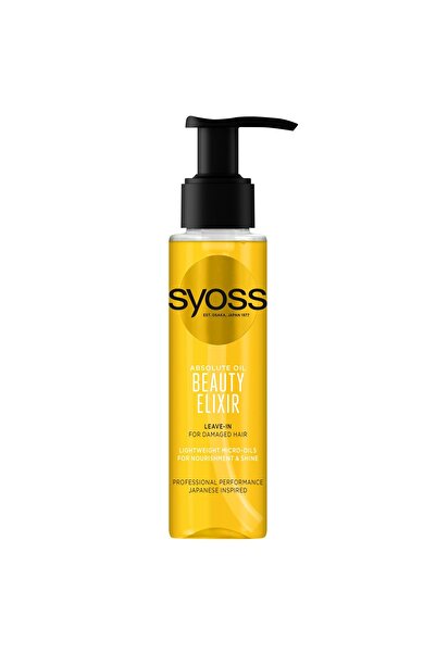Syoss Beauty Elixir Absolute Oil hair oil for damaged hair, 100 ml