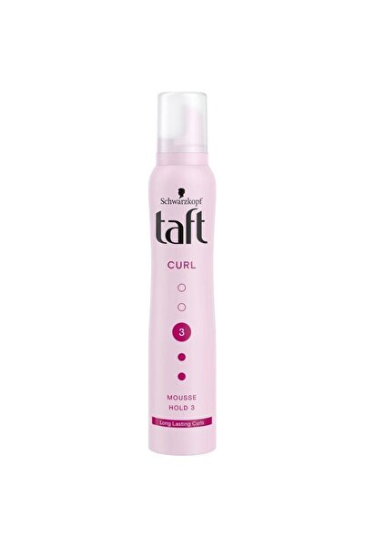 Taft Spuma modelatoare Curl, pentru par cret sau cu bucle, nivel fixare 3, formula vegana, 200 ml
