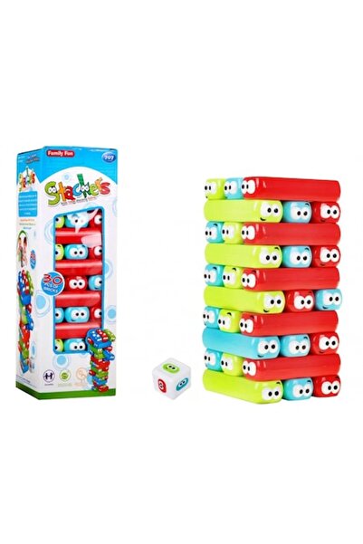 OEM Joc Jenga cu 30 de cărămizi colorate