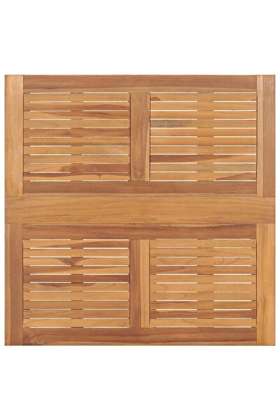 vidaxl Folding Garden Dining Table 90x90x75 cm Solid Teak Wood