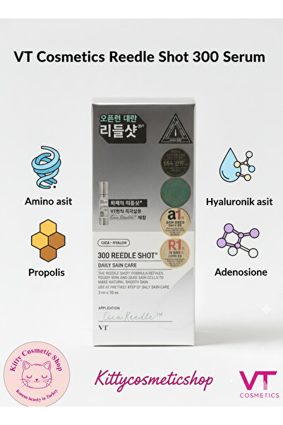 VT COSMETICS Reedle Shot 300 Serum (10 adet X 2ML)